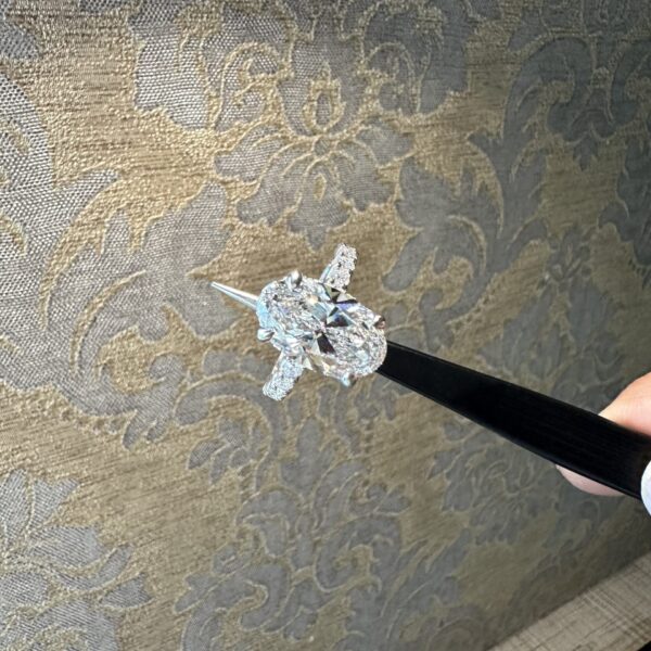 Oval Lab Grown Diamond Ring