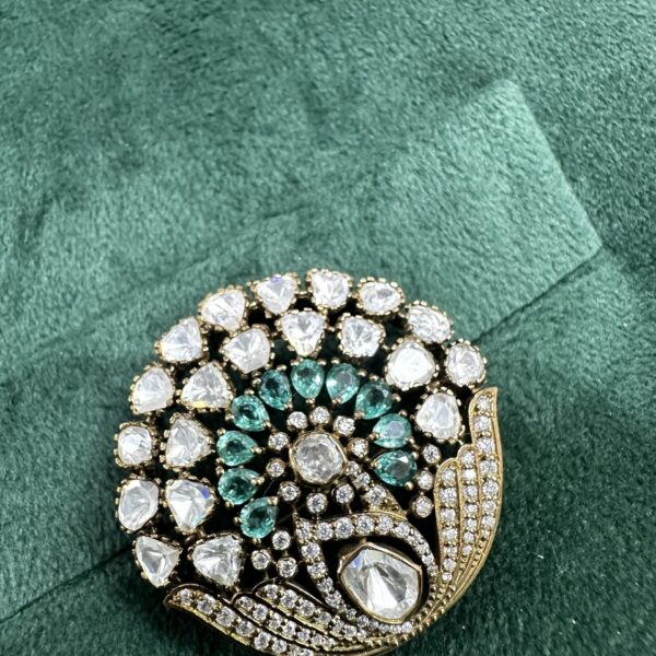 Peacock Brooch , Men’s Silver Brooch