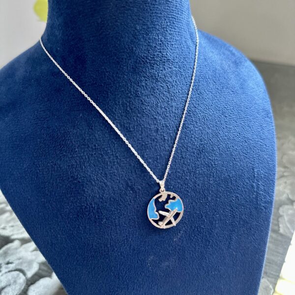 Aeroplane pendant,Plane Kids Pendant, Airplane Travel Style Vacation Pendant/Neckpiece