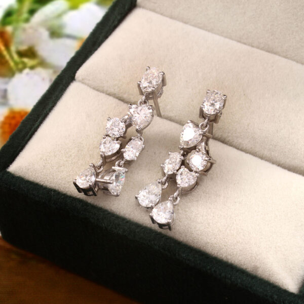 Multi shape Diamond Earrings