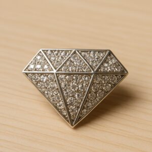 diamond brooch