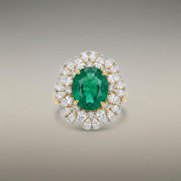 Emerald Oval Ring