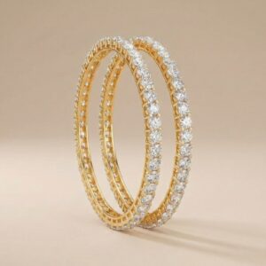 Solitaire Diamond Bangle