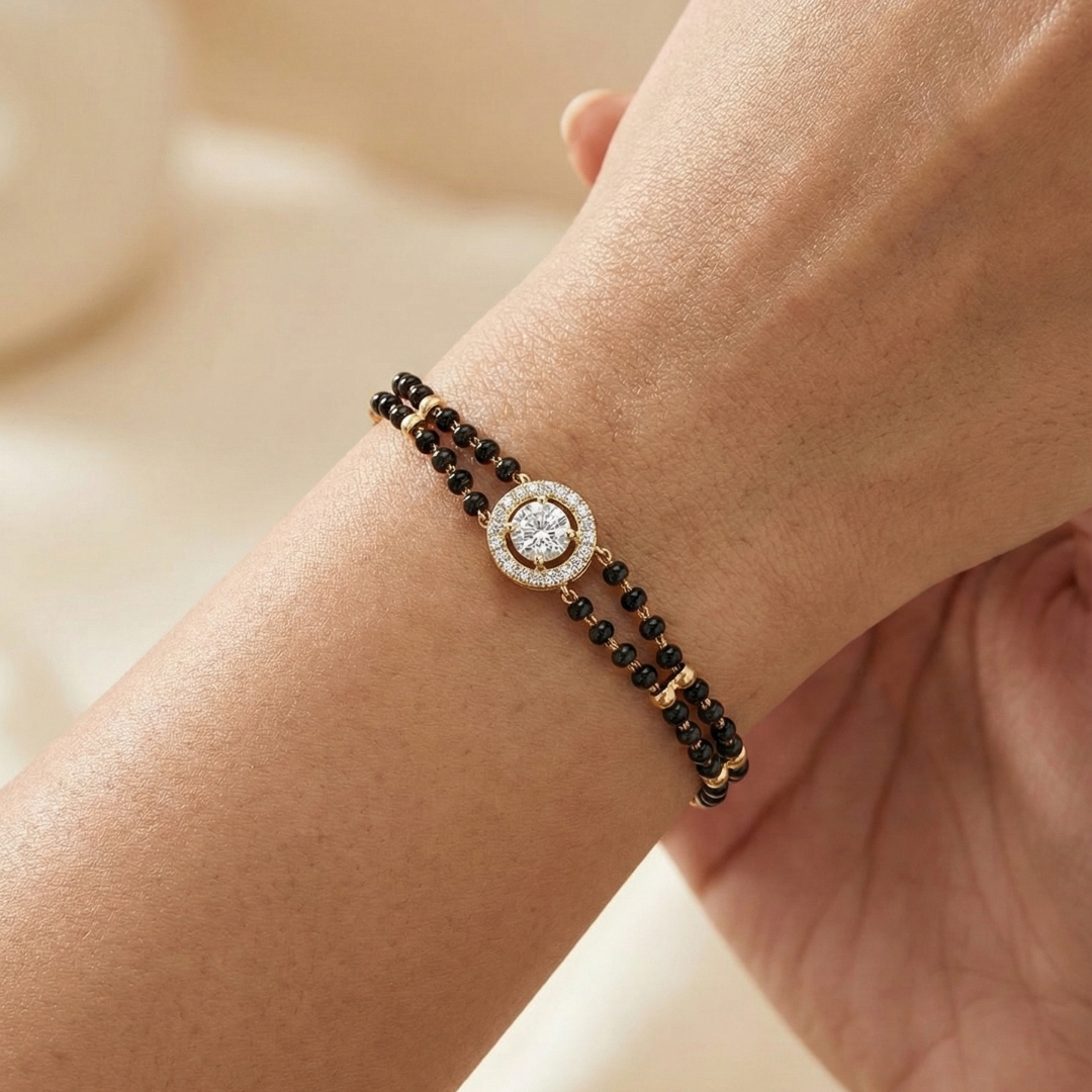 Mangalsutra Hand Bracelet