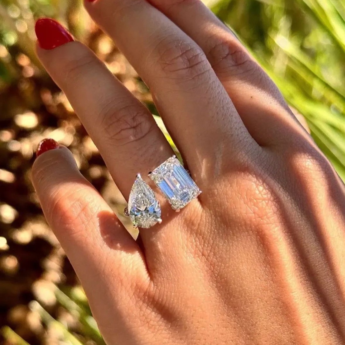 18k solid white gold toi et moi ring 18k solid white gold toi et moi ring