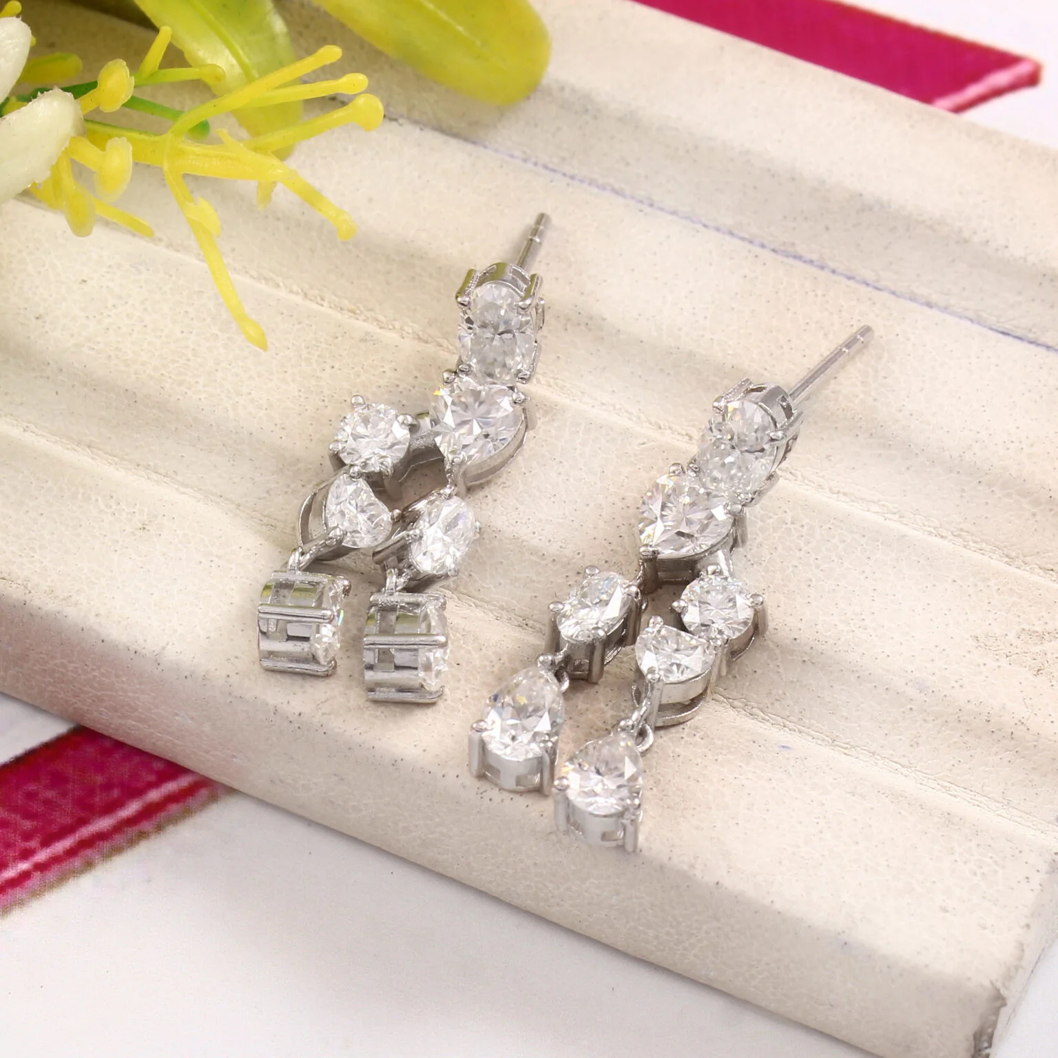 multi shape diamond earrings multi shape diamond earrings