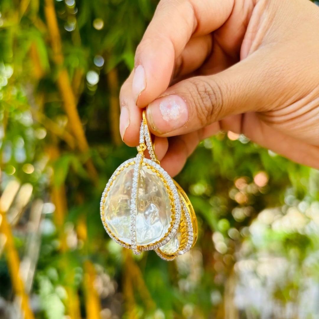 polki statement earrings polki statement earrings