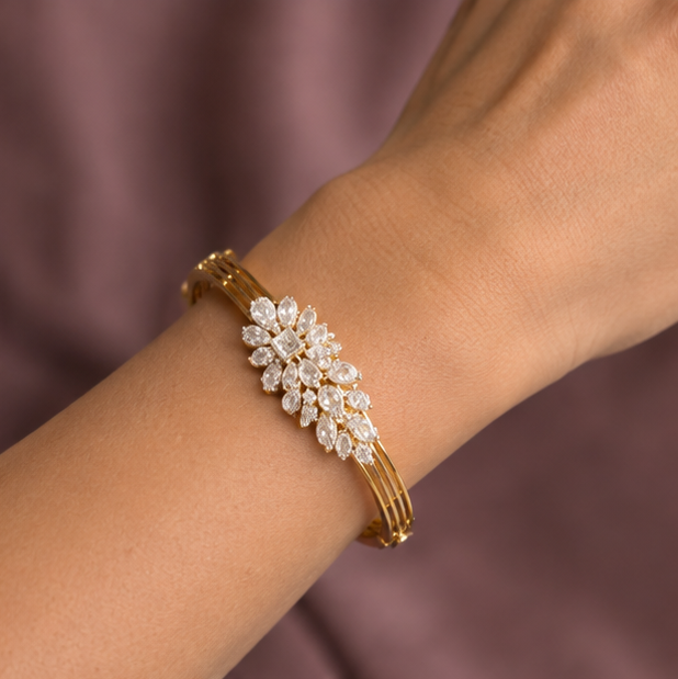 floral elegance diamond bracelet floral elegance diamond bracelet