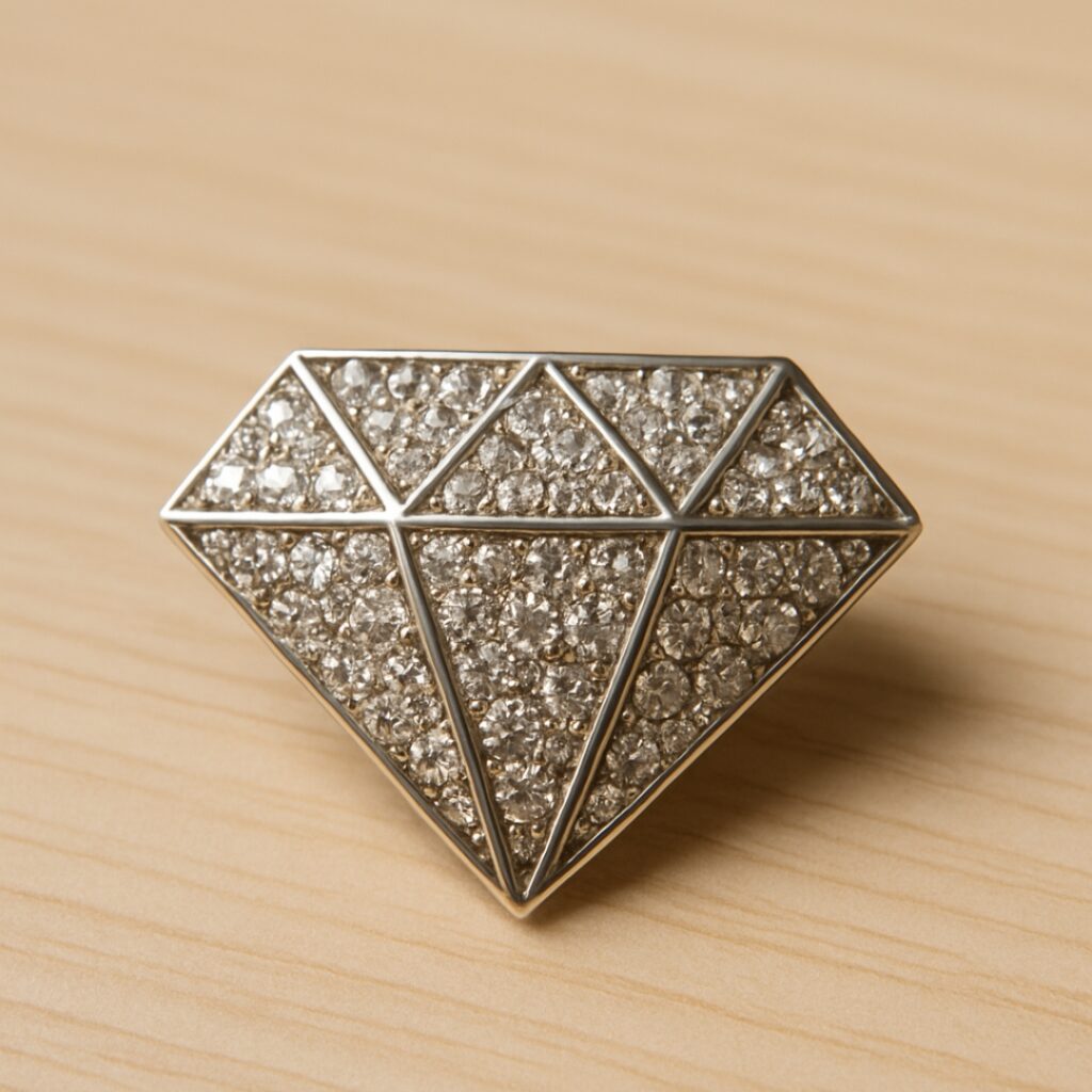 diamond brooch