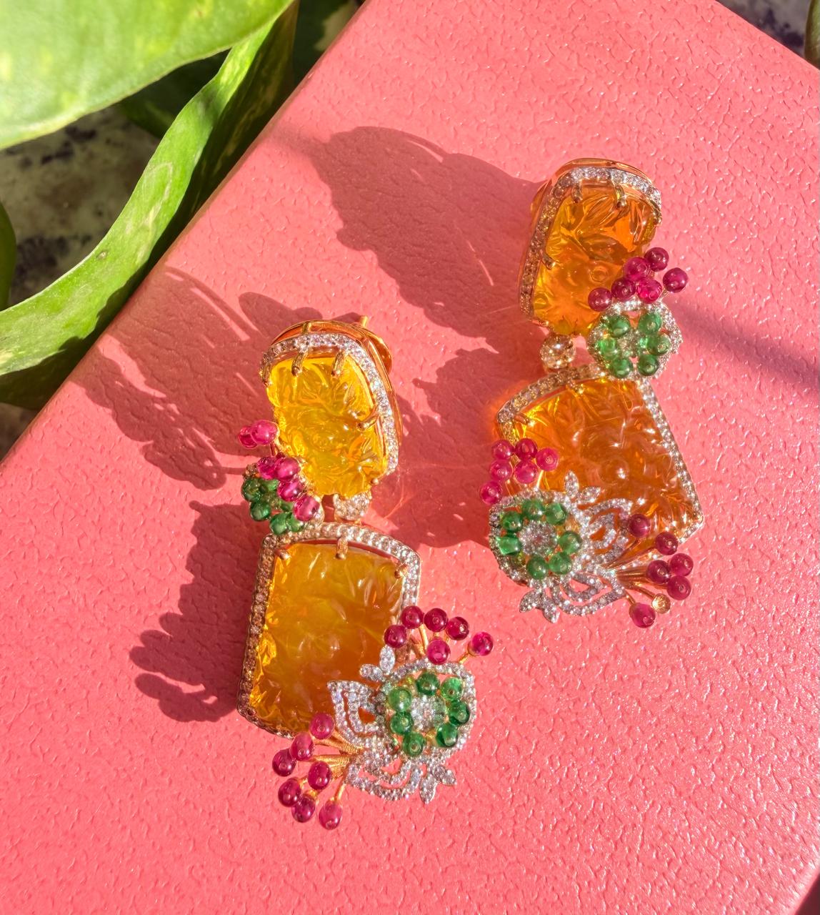 honey blossom earrings honey blossom earrings