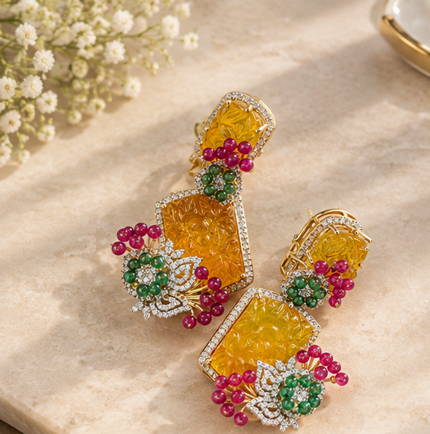 honey blossom earrings honey blossom earrings