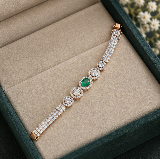 emerald oval diamond bracelet emerald oval diamond bracelet