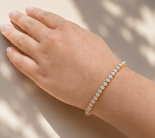 ayumi solitaire tennis bracelet ayumi solitaire tennis bracelet