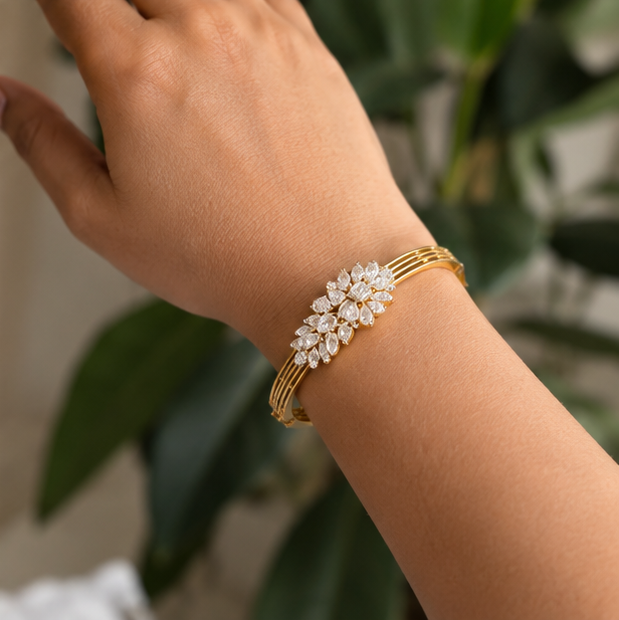 floral elegance diamond bracelet floral elegance diamond bracelet